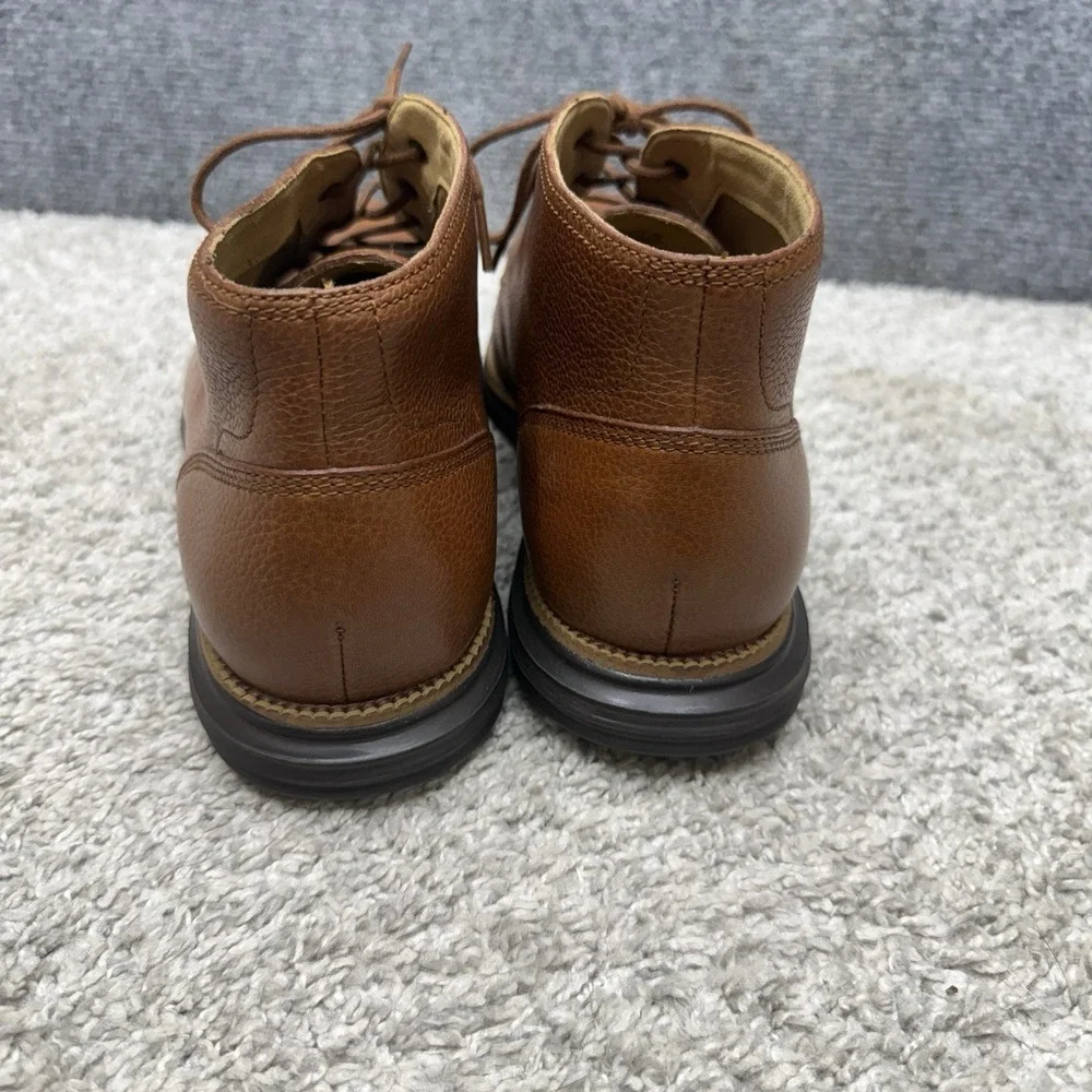 Cole Haan Grand.0s C23429 Chukka Boots Cap Toe shoes Brown Men's 12M